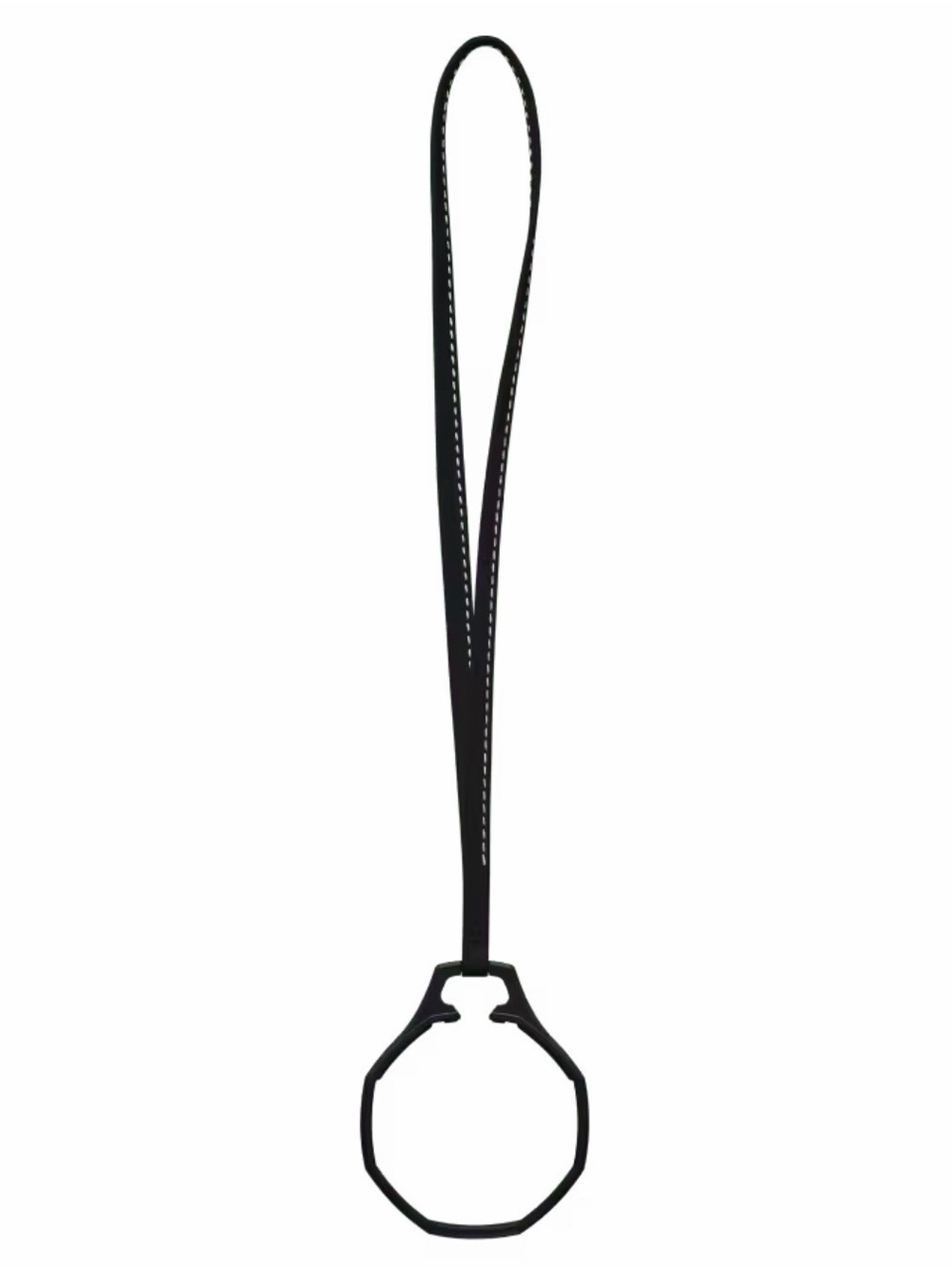 Black Leather Lanyard for Swatch Royal Pop Watch Series - 12.6 inches (M)